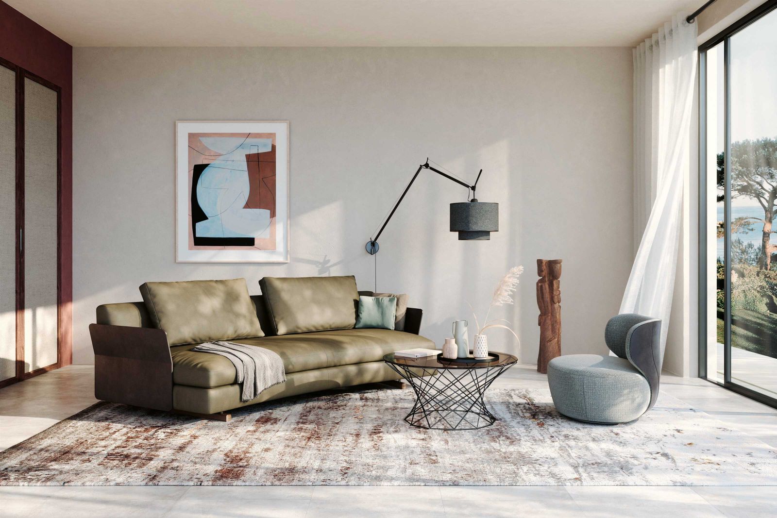 Walter Knoll hat sich mit seinen Möbeldesigns, die ab den 1990er-­Jahren in Zusammenarbeit mit renommierten internationalen DesignerInnen entstanden sind, einen Namen gemacht. Zum Beispiel mit dem Sofa «Tama Living» von Eoos.