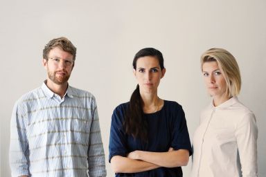 OOAK Architects: Johan Annerhed, Maria Papafigou und Marie Kojzar.