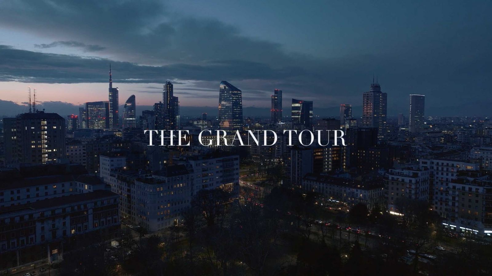 Titelbild zum Film «The Grand Tour» von Minotti. Der Link führt zu Youtube.