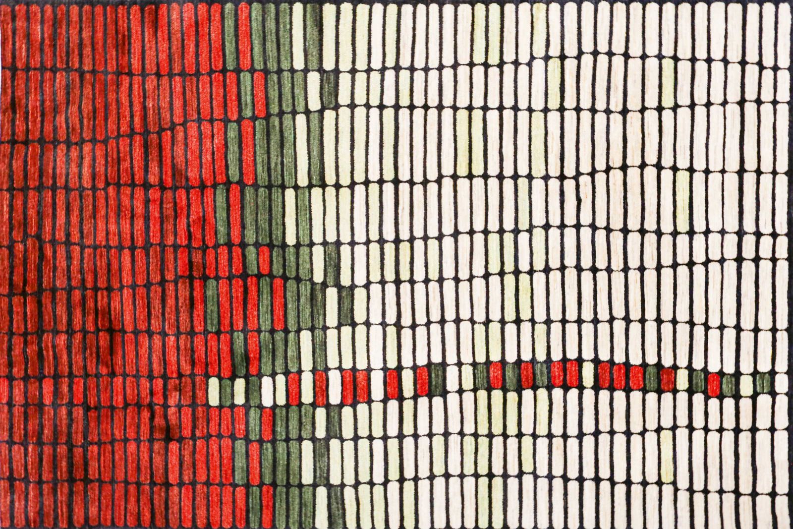 «Fault Line 2» aus der «Dreamtime Chants»-Kollektion, Zollanvari Studio, Zollanvari Super Fine Gabbeh, 217 x 298 cm