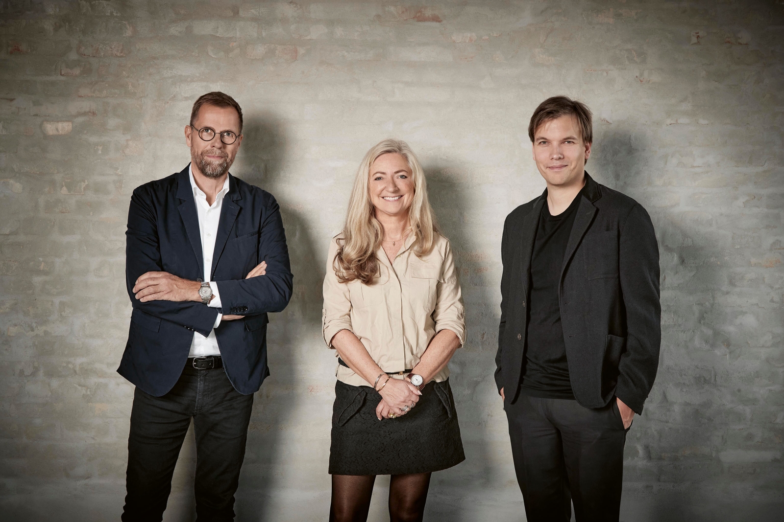 Auch heute wird das Unternehmen, mit beiden Marken unter einem Dach, familiengeführt: Von Thomas Graversen (links im Bild), CEO Kaja Møller sowie Produkt- und Designmanager Rasmus Graversen.