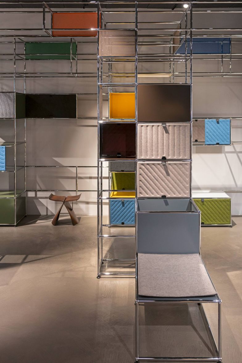 Wer hier nichts ausprobiert, ist selber schuld: Das USM PlayLab im Showroom von Teo Jakob an der Berner Gerechtigkeitsgasse.