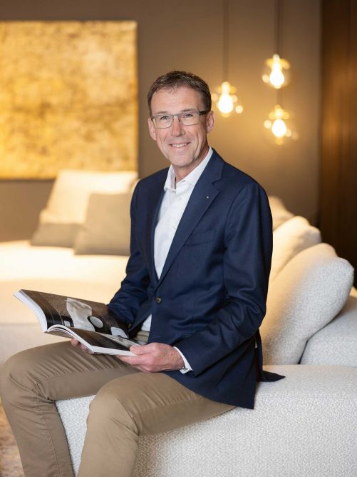 Michael Federer, Geschäftsführer und Inhaber.  Mitten in Basel macht roesch Wohnen zum Erlebnis.