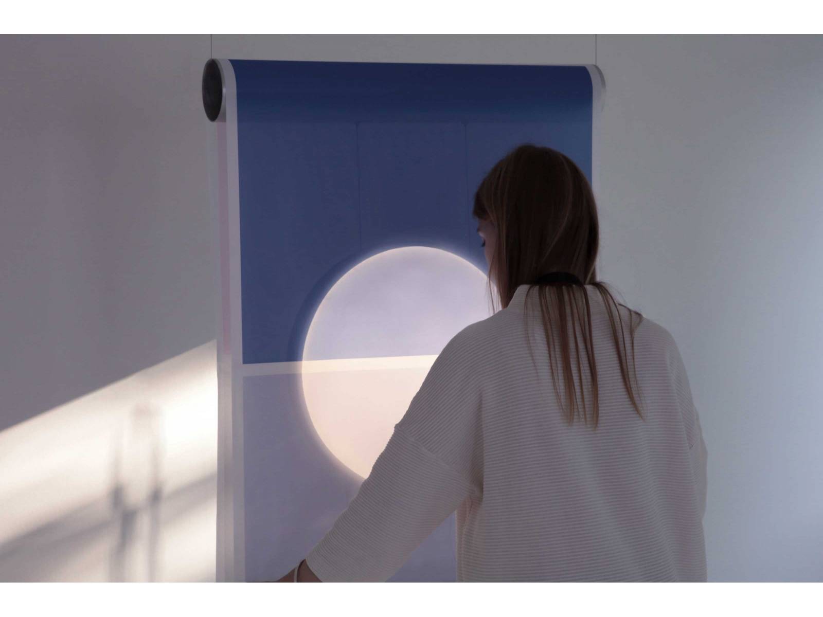 «Dream View Lamp» – eine sensorische Textillampe. Design: Lise Vester.