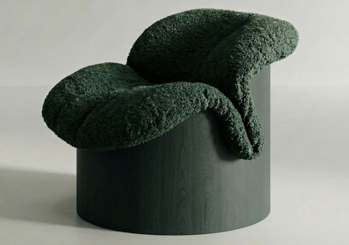 Sessel «Lobo», Raw-Edges für Bolzan