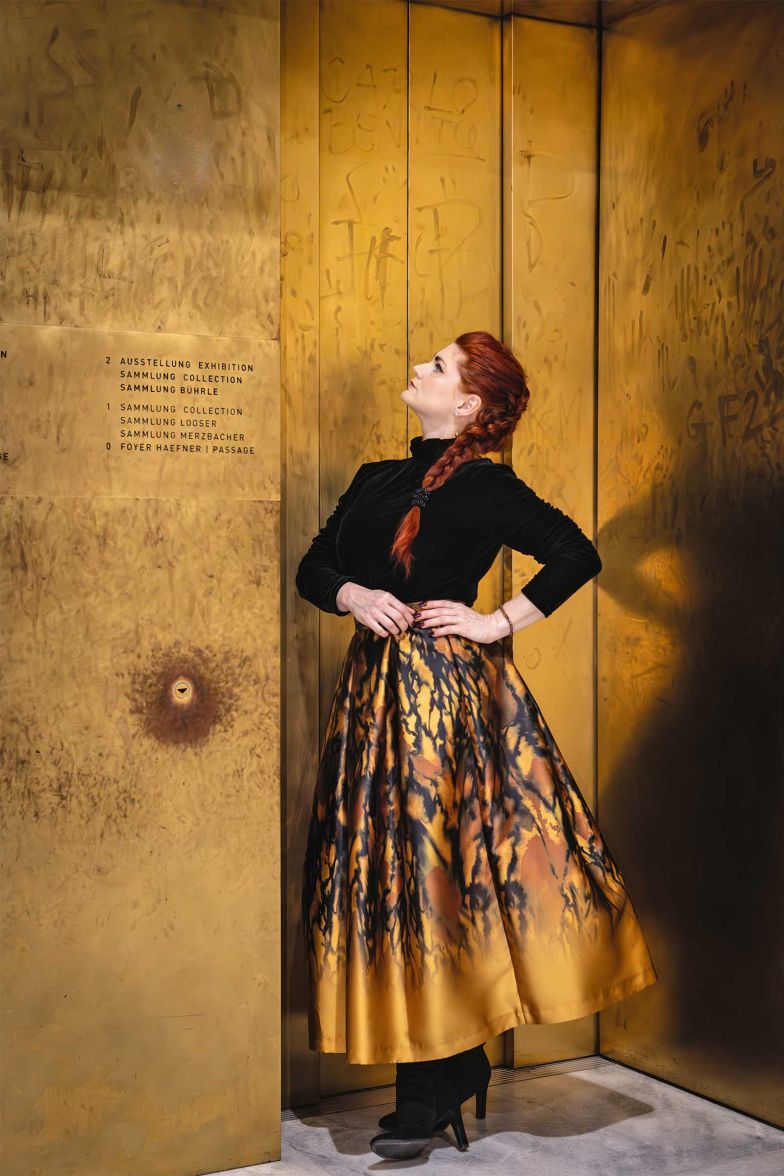 Messing altert und hinterlässt Spuren.